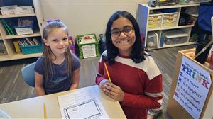 First and Fifth Grade Buddies